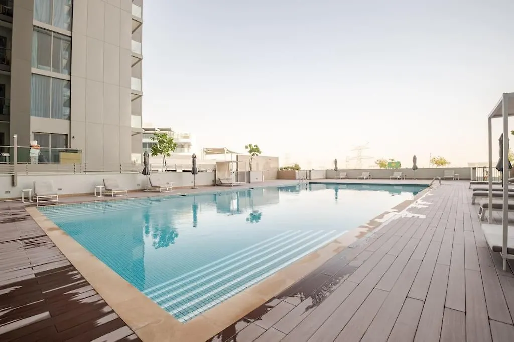 公寓 迪拜Modern Sobha Building Partial Burj Khalifa View公寓 阿拉伯联合酋长国