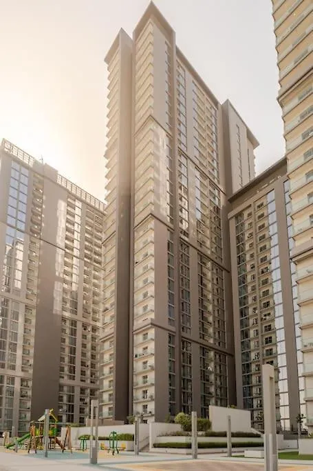 迪拜Modern Sobha Building Partial Burj Khalifa View公寓 阿拉伯联合酋长国