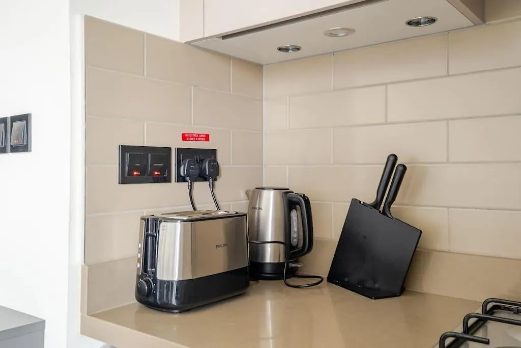 Modern Sobha Building Partial Burj Khalifa View Apartment Dubai