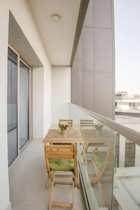 Modern Sobha Building Partial Burj Khalifa View Apartment Dubai